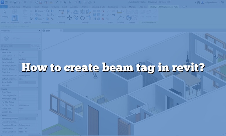 How to create beam tag in revit?