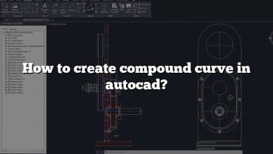 How to create compound curve in autocad?