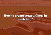 How to create contour lines in sketchup?