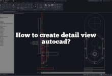 How to create detail view autocad?
