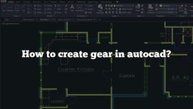 How to create gear in autocad?