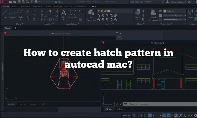 How to create hatch pattern in autocad mac?