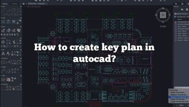How to create key plan in autocad?