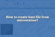 How to create kmz file from microstation?