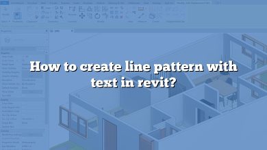 How to create line pattern with text in revit?