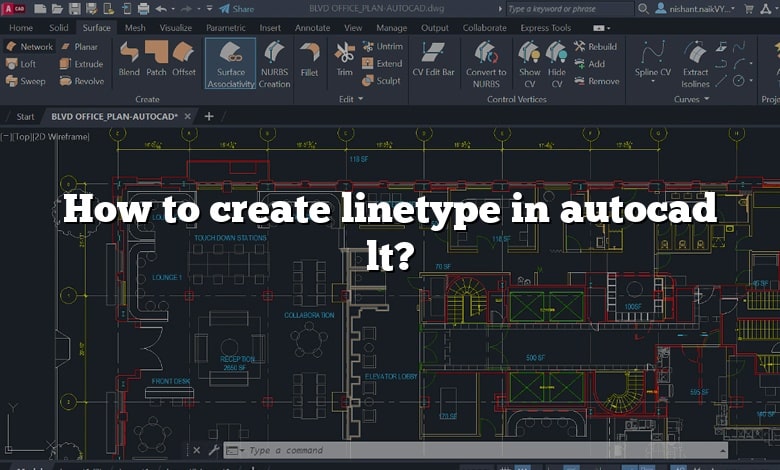 How to create linetype in autocad lt?
