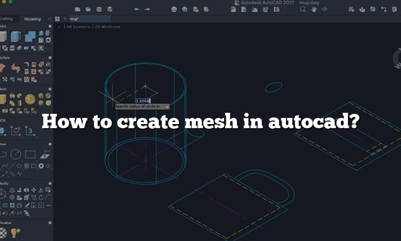 How to create mesh in autocad?