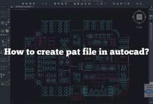 How to create pat file in autocad?