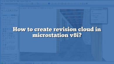 How to create revision cloud in microstation v8i?