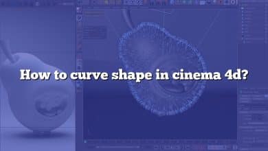 How to curve shape in cinema 4d?