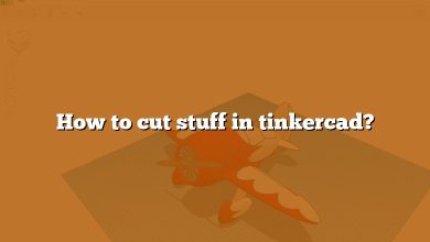 How to cut stuff in tinkercad?
