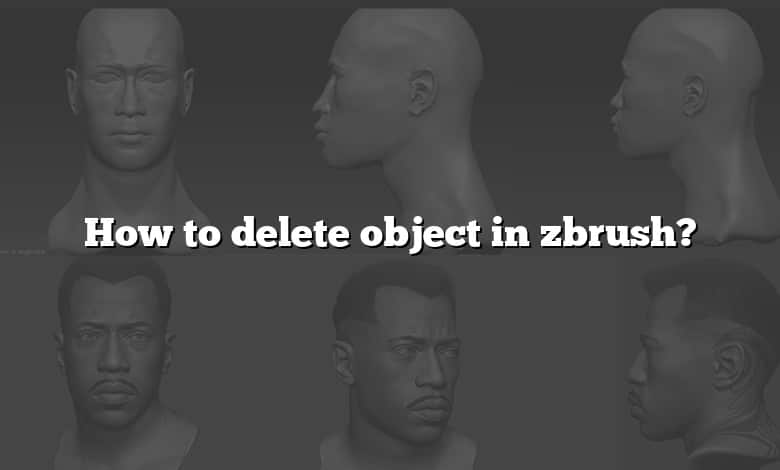 clear object from zbrush screen 2018
