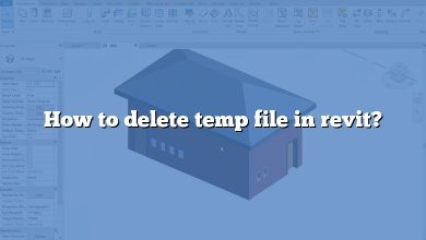 How to delete temp file in revit?