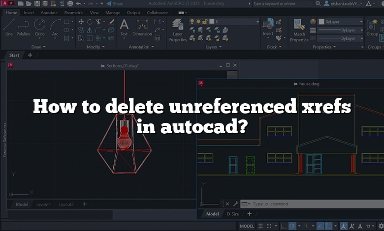 How to delete unreferenced xrefs in autocad?