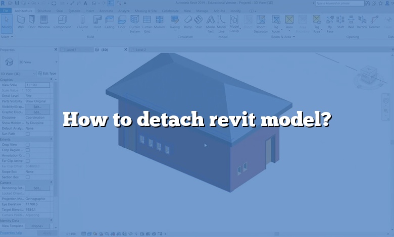 How to detach revit model?