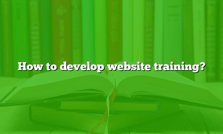 How to develop website training?