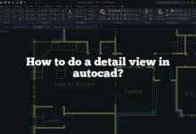 How to do a detail view in autocad?