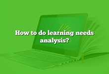 How to do learning needs analysis?