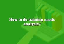 How to do training needs analysis?