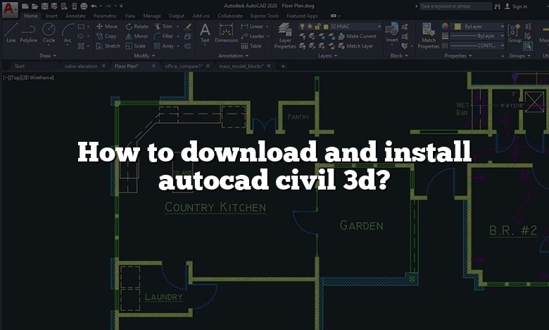 How to download and install autocad civil 3d?
