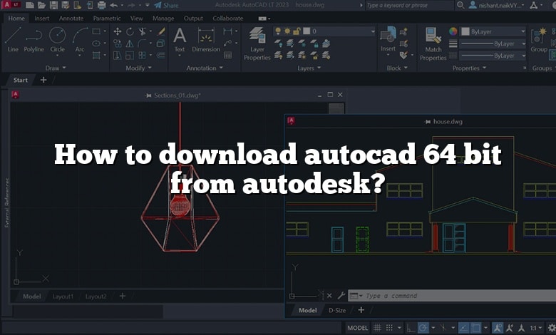 How to download autocad 64 bit from autodesk?