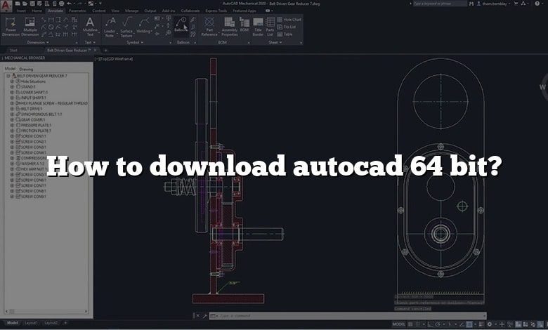 How to download autocad  64 bit?