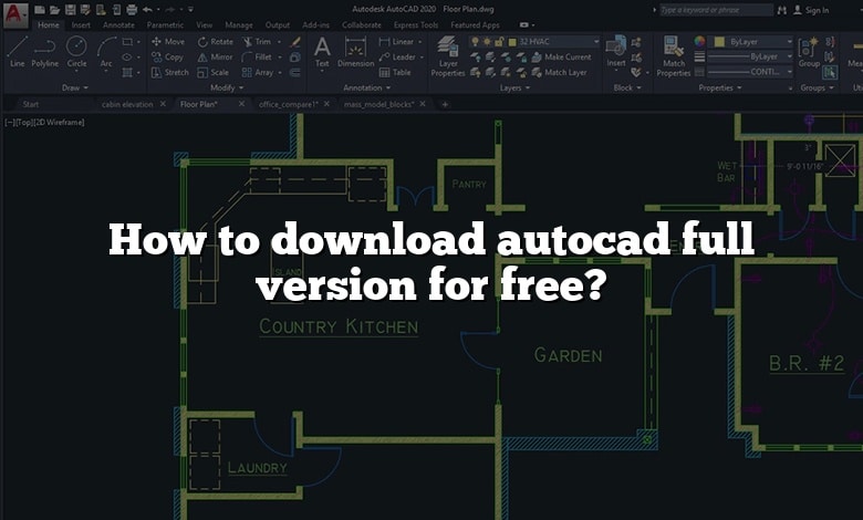 How to download autocad  full version for free?