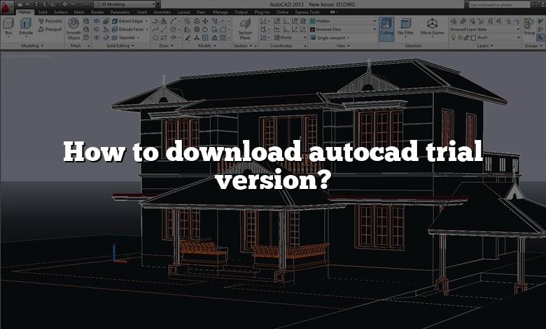 How to download autocad  trial version?