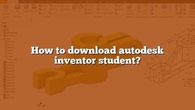 How to download autodesk inventor student?
