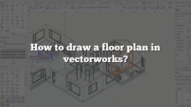 How to draw a floor plan in vectorworks?