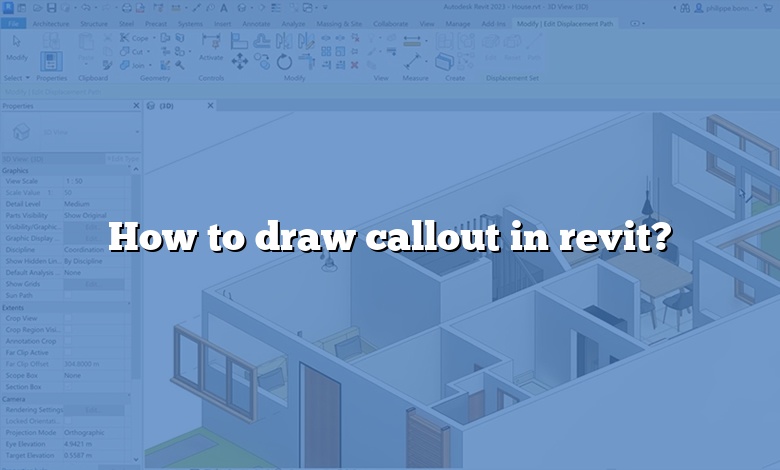 How to draw callout in revit?