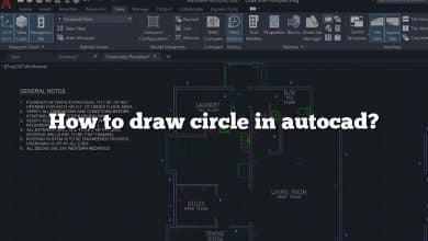 How to draw circle in autocad?