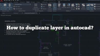 How to duplicate layer in autocad?