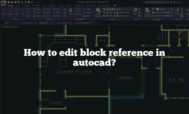 how to make block reference in autocad