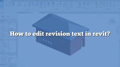 How to edit revision text in revit?