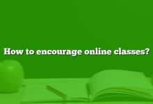 How to encourage online classes?