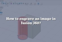 How to engrave an image in fusion 360?