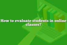 How to evaluate students in online classes?