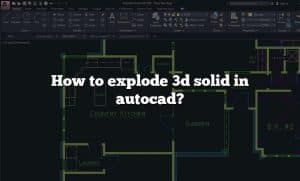 How to explode 3d solid in autocad?