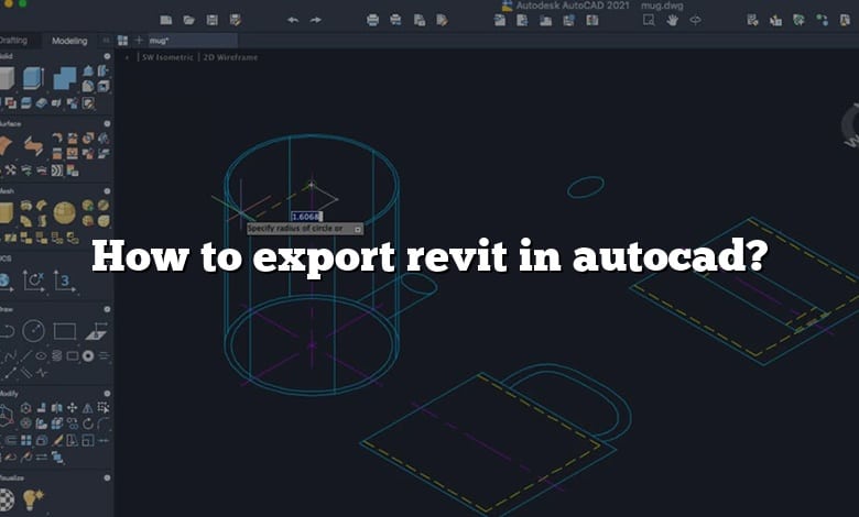 How to export revit in autocad?