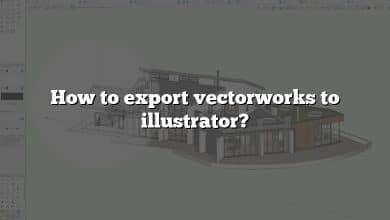 How to export vectorworks to illustrator?