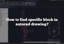 How to find specific block in autocad drawing?