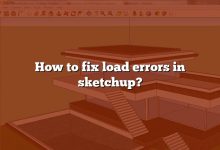 How to fix load errors in sketchup?
