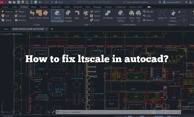 How to fix ltscale in autocad?