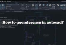 How to georeference in autocad?