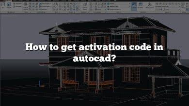 How to get activation code in autocad?
