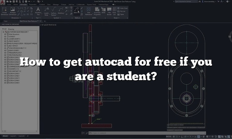 How to get autocad for free if you are a student?