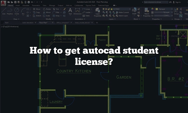 How to get autocad student license?