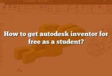How to get autodesk inventor for free as a student?