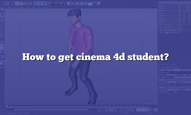 How to get cinema 4d student?